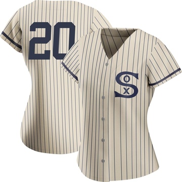 Replica Miguel Vargas Women's Chicago White Sox Cream 2021 Field of Dreams Jersey