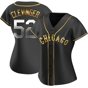 Replica Mike Clevinger Women's Chicago White Sox Black Golden Alternate Jersey