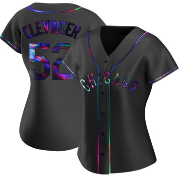 Replica Mike Clevinger Women's Chicago White Sox Black Holographic Alternate Jersey