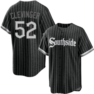 Replica Mike Clevinger Youth Chicago White Sox Black 2021 City Connect Jersey