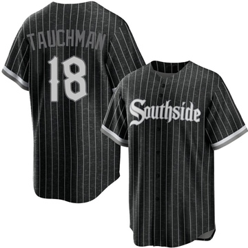 Replica Mike Tauchman Youth Chicago White Sox Black 2021 City Connect Jersey