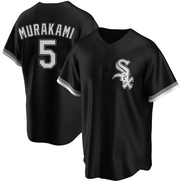 Replica Munetaka Murakami Youth Chicago White Sox Black Alternate Jersey