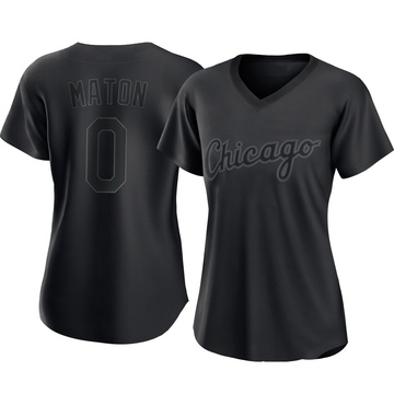 Replica Nick Maton Women's Chicago White Sox Black Pitch Fashion Jersey