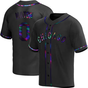 Replica Nick Maton Youth Chicago White Sox Black Holographic Alternate Jersey
