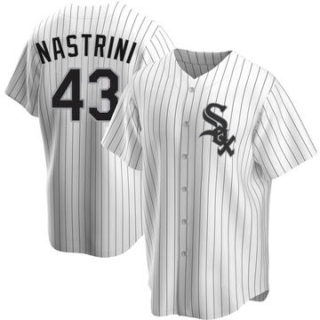 Replica Nick Nastrini Men's Chicago White Sox White Home Jersey