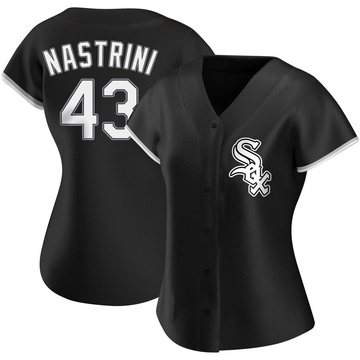 Replica Nick Nastrini Women's Chicago White Sox Black Alternate Jersey