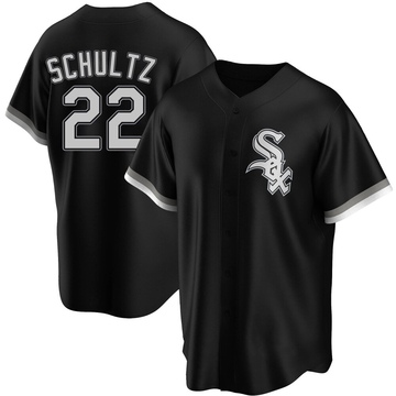 Replica Noah Schultz Youth Chicago White Sox Black Alternate Jersey