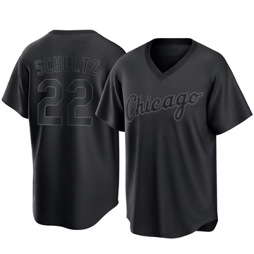 Replica Noah Schultz Youth Chicago White Sox Black Pitch Fashion Jersey