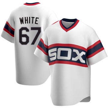 Replica Owen White Men's Chicago White Sox White Cooperstown Collection Jersey
