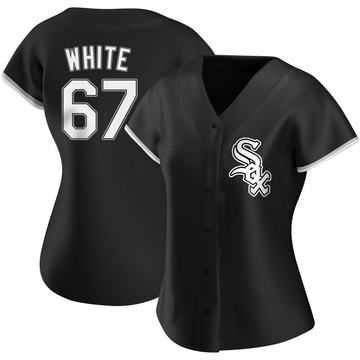 Replica Owen White Women's Chicago White Sox White Black Alternate Jersey