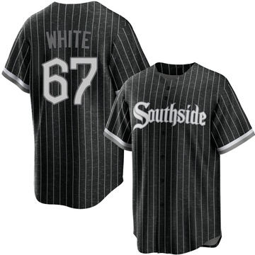 Replica Owen White Youth Chicago White Sox White Black 2021 City Connect Jersey