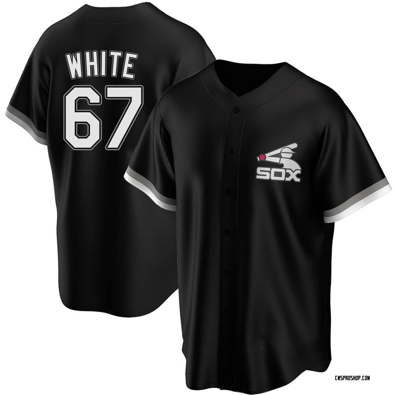 Replica Owen White Youth Chicago White Sox White Black Spring Training Jersey