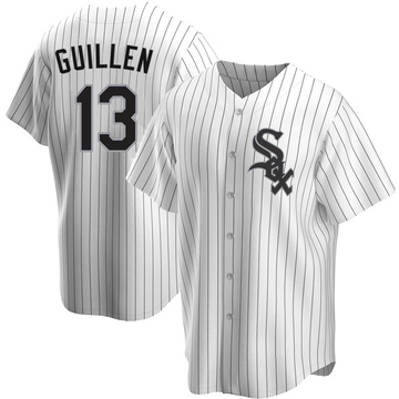 Replica Ozzie Guillen Youth Chicago White Sox White Home Jersey