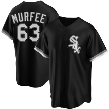 Replica Penn Murfee Youth Chicago White Sox Black Alternate Jersey