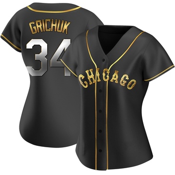Replica Randal Grichuk Women's Chicago White Sox Black Golden Alternate Jersey