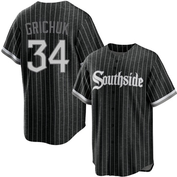 Replica Randal Grichuk Youth Chicago White Sox Black 2021 City Connect Jersey
