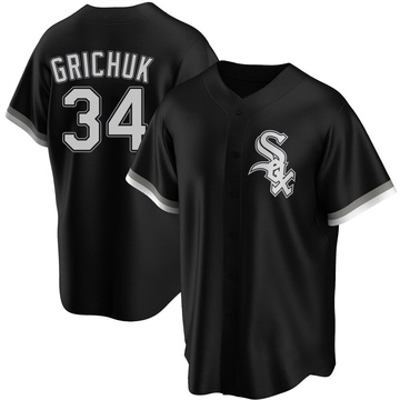 Replica Randal Grichuk Youth Chicago White Sox Black Alternate Jersey