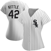 Replica Ron Kittle Women's Chicago White Sox White Home Jersey