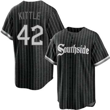 Replica Ron Kittle Youth Chicago White Sox Black 2021 City Connect Jersey