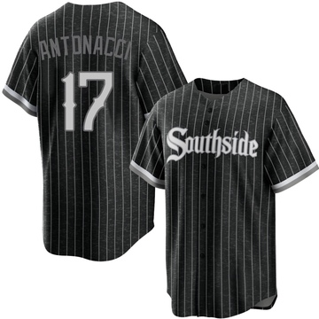 Replica Sam Antonacci Youth Chicago White Sox Black 2021 City Connect Jersey