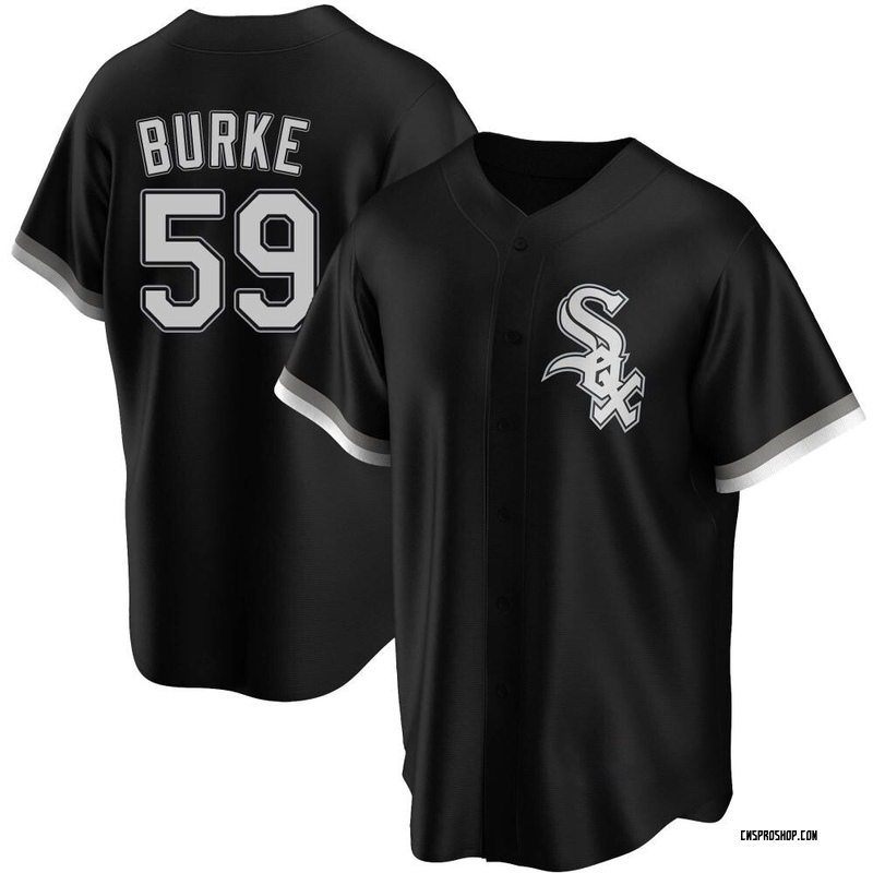 Replica Sean Burke Men's Chicago White Sox Black Alternate Jersey