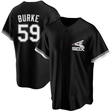 Replica Sean Burke Men's Chicago White Sox Black Spring Training Jersey