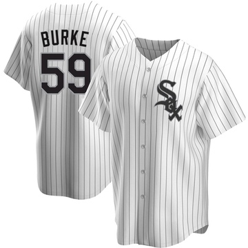 Replica Sean Burke Men's Chicago White Sox White Home Jersey