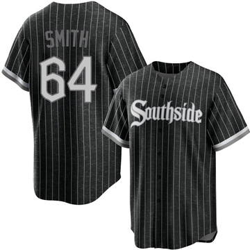 Replica Shane Smith Youth Chicago White Sox Black 2021 City Connect Jersey