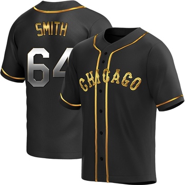 Replica Shane Smith Youth Chicago White Sox Black Golden Alternate Jersey