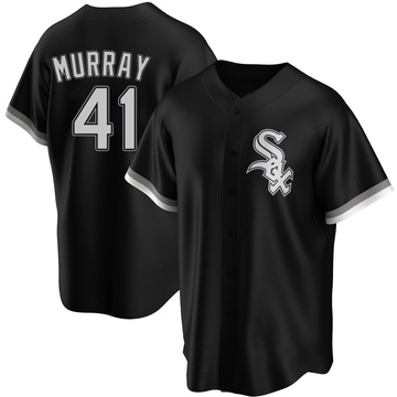 Replica Tanner Murray Youth Chicago White Sox Black Alternate Jersey