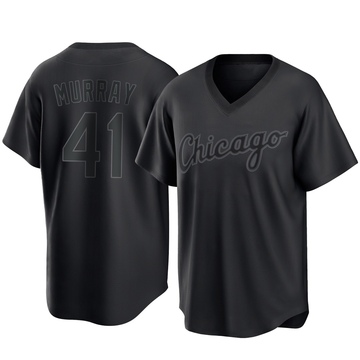 Replica Tanner Murray Youth Chicago White Sox Black Pitch Fashion Jersey
