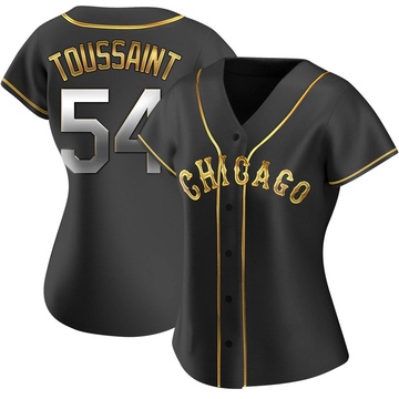 Replica Touki Toussaint Women's Chicago White Sox Black Golden Alternate Jersey
