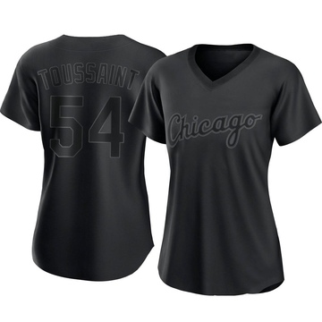 Replica Touki Toussaint Women's Chicago White Sox Black Pitch Fashion Jersey