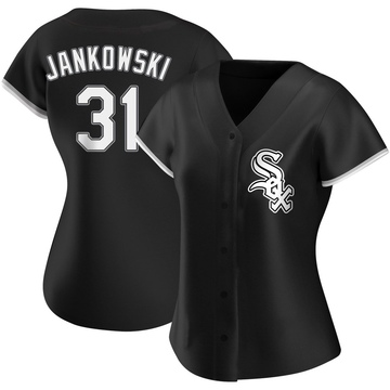 Replica Travis Jankowski Women's Chicago White Sox Black Alternate Jersey