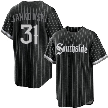 Replica Travis Jankowski Youth Chicago White Sox Black 2021 City Connect Jersey