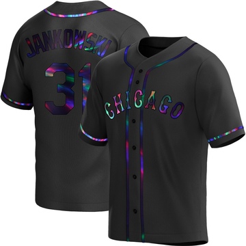 Replica Travis Jankowski Youth Chicago White Sox Black Holographic Alternate Jersey