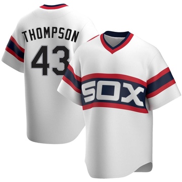 Replica Trayce Thompson Youth Chicago White Sox White Cooperstown Collection Jersey