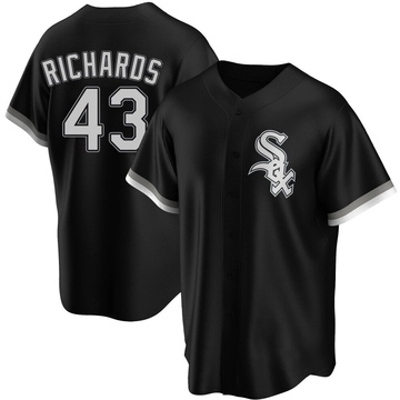Replica Trevor Richards Youth Chicago White Sox Black Alternate Jersey
