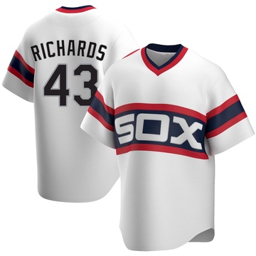 Replica Trevor Richards Youth Chicago White Sox White Cooperstown Collection Jersey