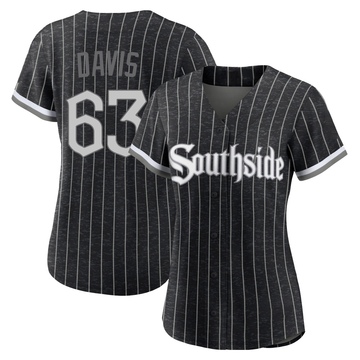 Replica Tyler Davis Women's Chicago White Sox Black 2021 City Connect Jersey