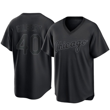 Replica Tyler Gilbert Youth Chicago White Sox Black Pitch Fashion Jersey