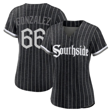 Replica Wikelman Gonzalez Women's Chicago White Sox Black 2021 City Connect Jersey