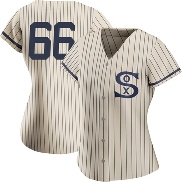 Replica Wikelman Gonzalez Women's Chicago White Sox Cream 2021 Field of Dreams Jersey